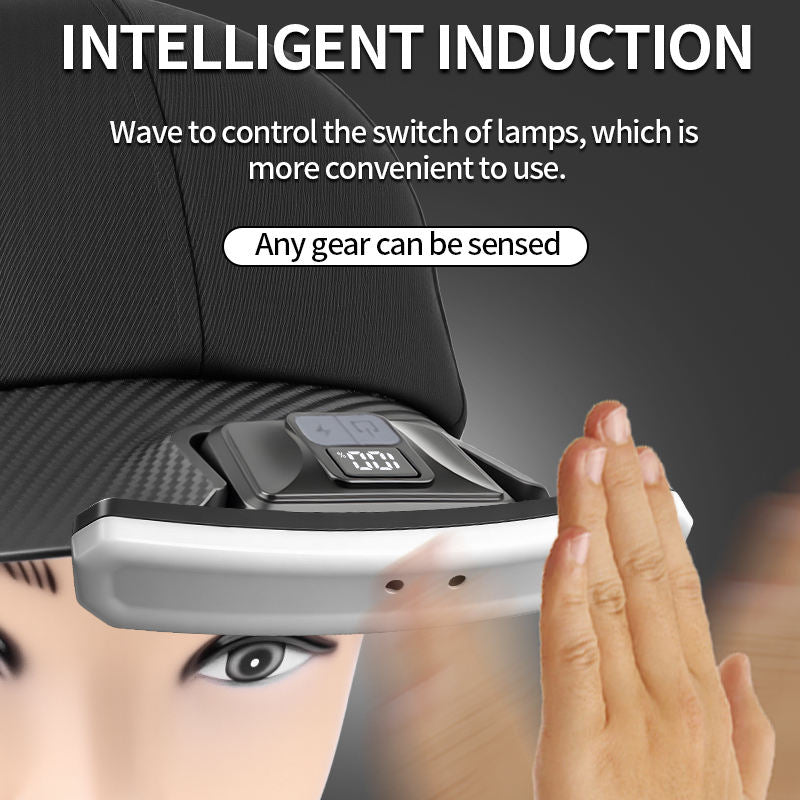 Lampe de Casquette LED avec Détecteur de Mouvement X97 - مصباح قبعة بحساس حركة قابل للشحن