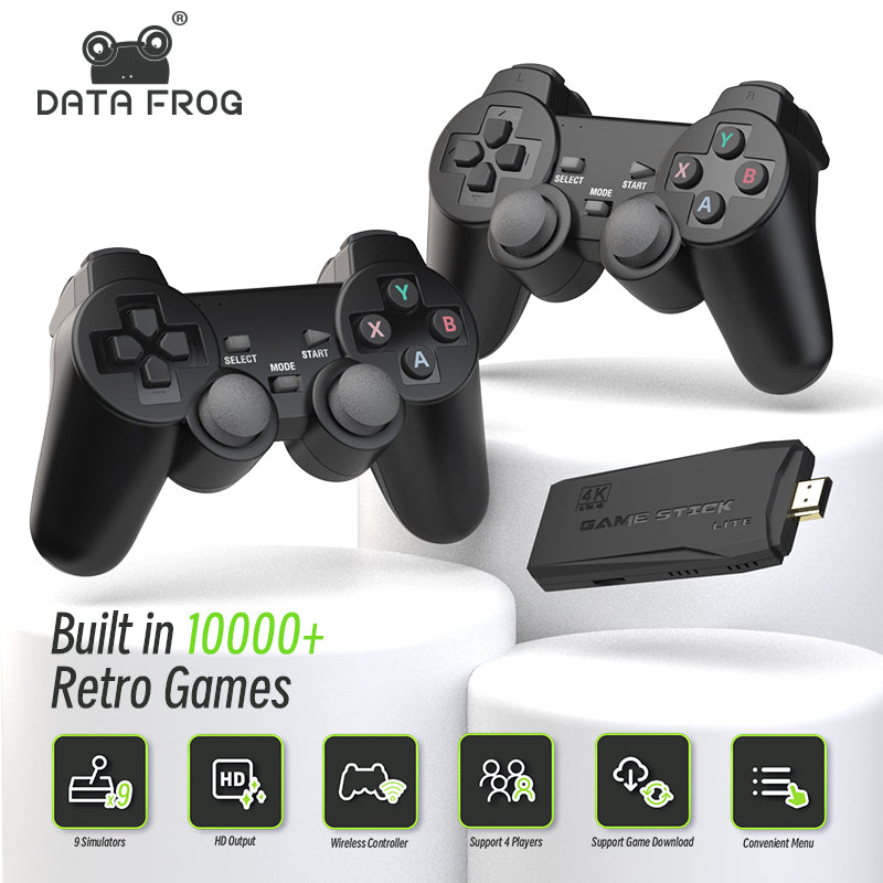 Console de jeu vidéo rétro avec 10000 jeux intégrés +2 manette sans fil 4K HDMI تنزوت