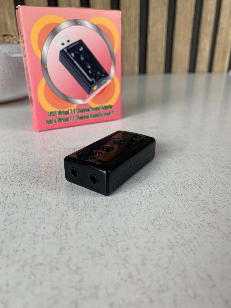 Adaptateur De Carte Son USB À 3D Audio Virtual 7,1 Channel - تنزوت