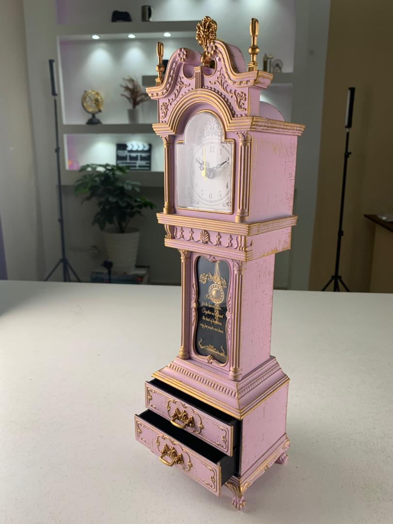 Horloge de Grand-mère avec Boîte à Musique Design Vintage – ساعة ديكور