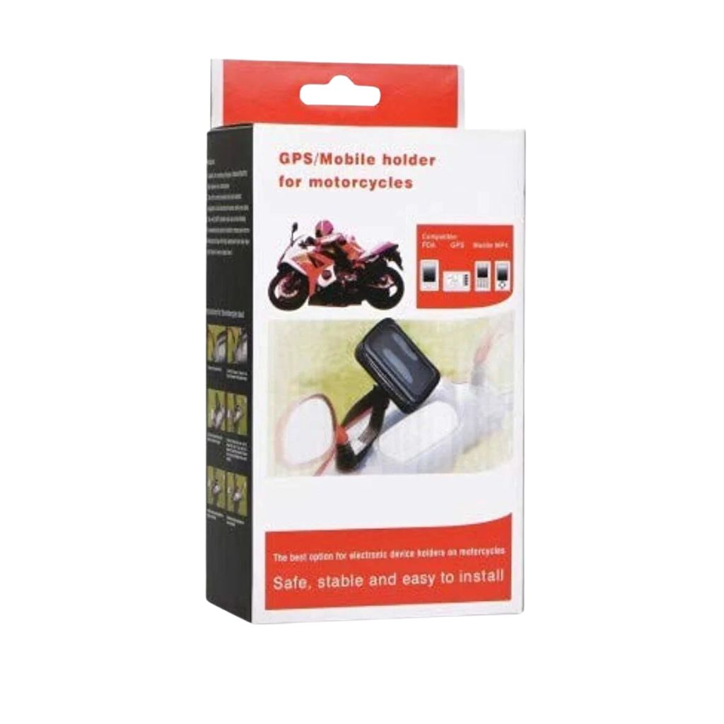Support de téléphone Professionnel pour Le Guidon de Moto Imperméable et Rotative 360° - تنزوت