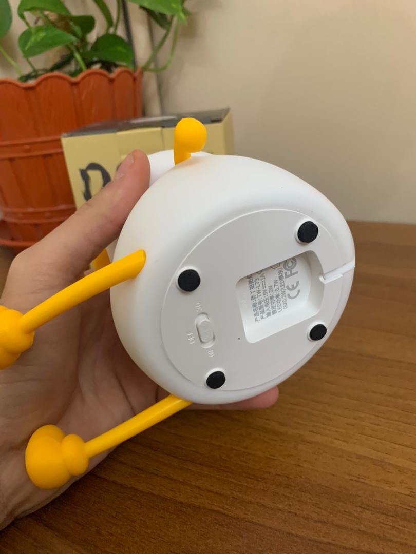 Veilleuse en Silicone Forme Canards pour Chambre d’enfant Rechargeable