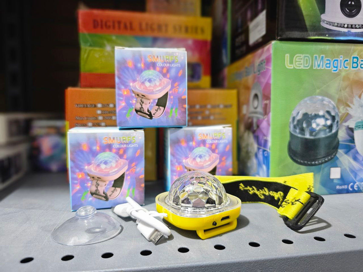 Montre Disco Ball Lumineuse avec ventouse rechargeable - ساعة كرة ديسكو مضيئة قابلة لإعادة الشحن - تنزوت
