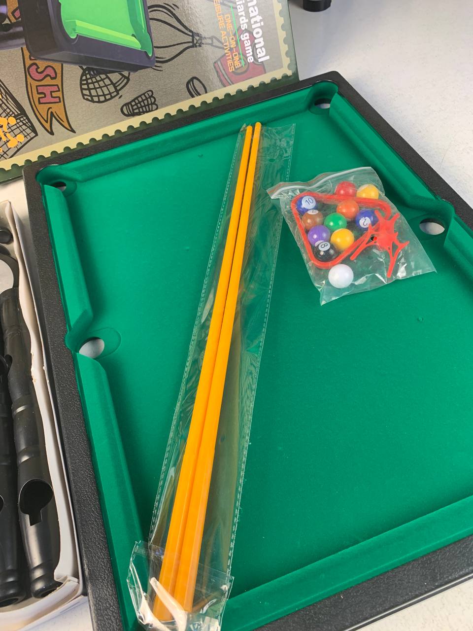 Mini billard de table jouet de détente pour enfants v3 - طاولة بلياردو "ميني-سترايك" للأطفال