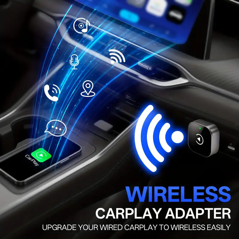 Adaptateur Sans Fil CarPlay et Android Auto pour Voitures - محول السيارة الذكي 2 في 1