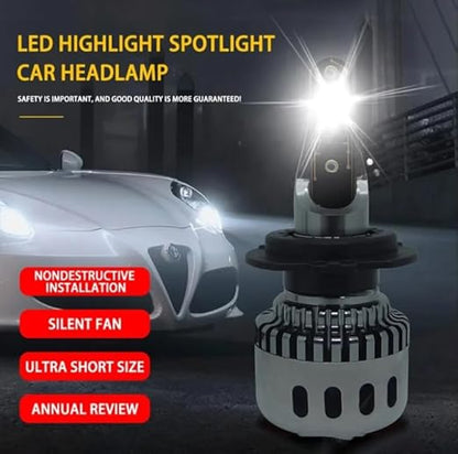 Kit Lampe de phare Canabus F10 H4 LED 6500K 60W - مصابيح إضاءة أمامية للسيارات