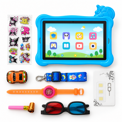 Tablette Éducative Pour Enfants 7 Pouces Android, 4G 256GB 12GB RAM - تابلت أطفال تعليمية 7 بوصة