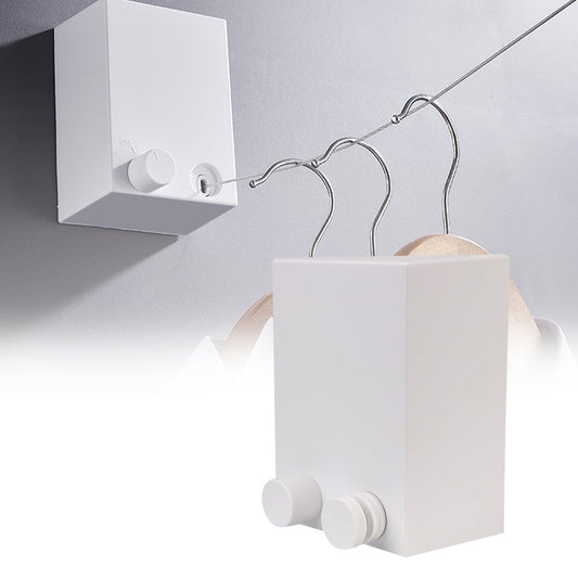 Corde à linge suspendue au mur Télescopique en Fil d'Acier Inoxydable