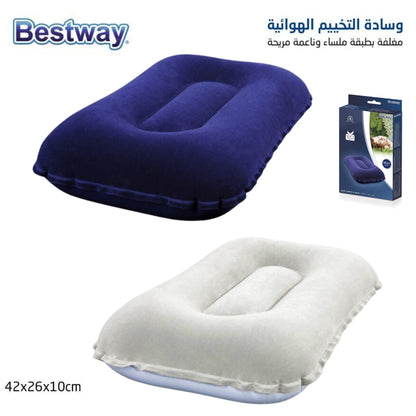 Oreiller Gonflable Confortable de Camping et Voyage Bestway 67121