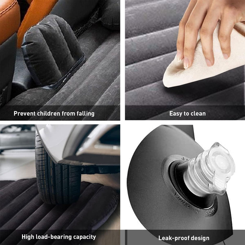 Lariz Matelas Gonflable Pour Voiture Avec Pompe 135x88x45 cm V2