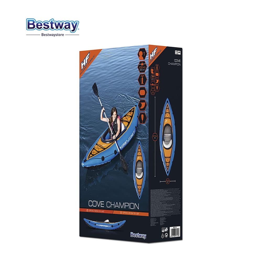 Hydro-Force Cove Champion Kayak Gonflable 275 x 81cm Bestway#65115
