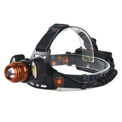 Lampe Frontale Lumineuse Sans Fil Avec 4 Modes D’eclairages Et Avec Zoom BEETRO LA-294
