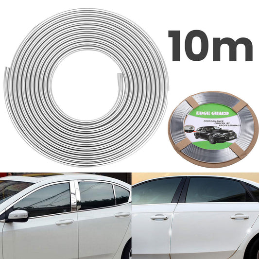 Bande de protection universelle en pour portières de voiture chromées 10m – شريط واقي لباب السيارة - تنزوت