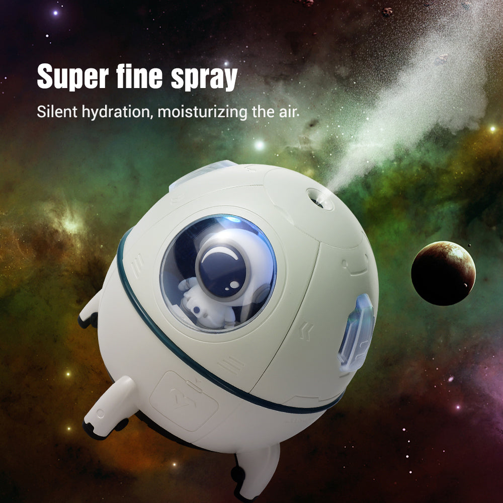 Humidificateur d'air électrique Spacecraft avec lumière LED
