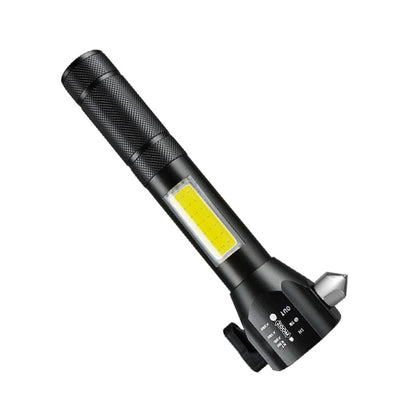 Lampe de poche rechargeable à LED avec brise vitre intégré - 300 Lumens