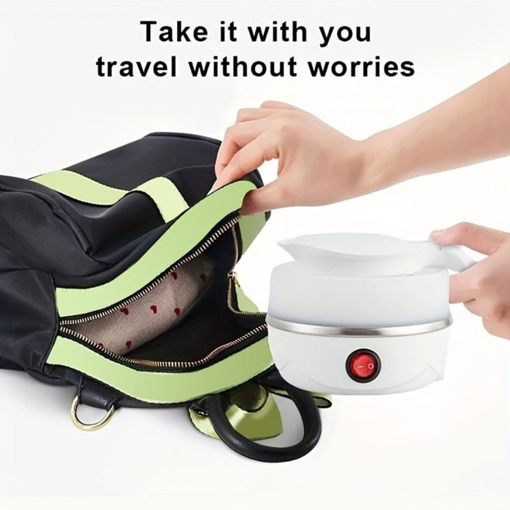 Bouilloire électrique pliable en silicone ,portable Avec indicateur de mise hors tension غلاية كهربائية قابلة للطي محمولة سيليكون