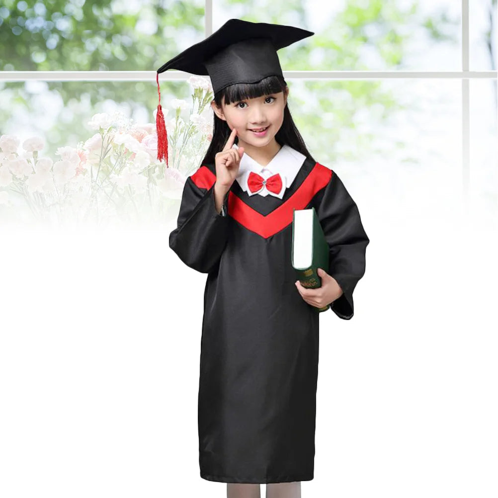 Costumes de graduation académique pour enfants 5-7 ans