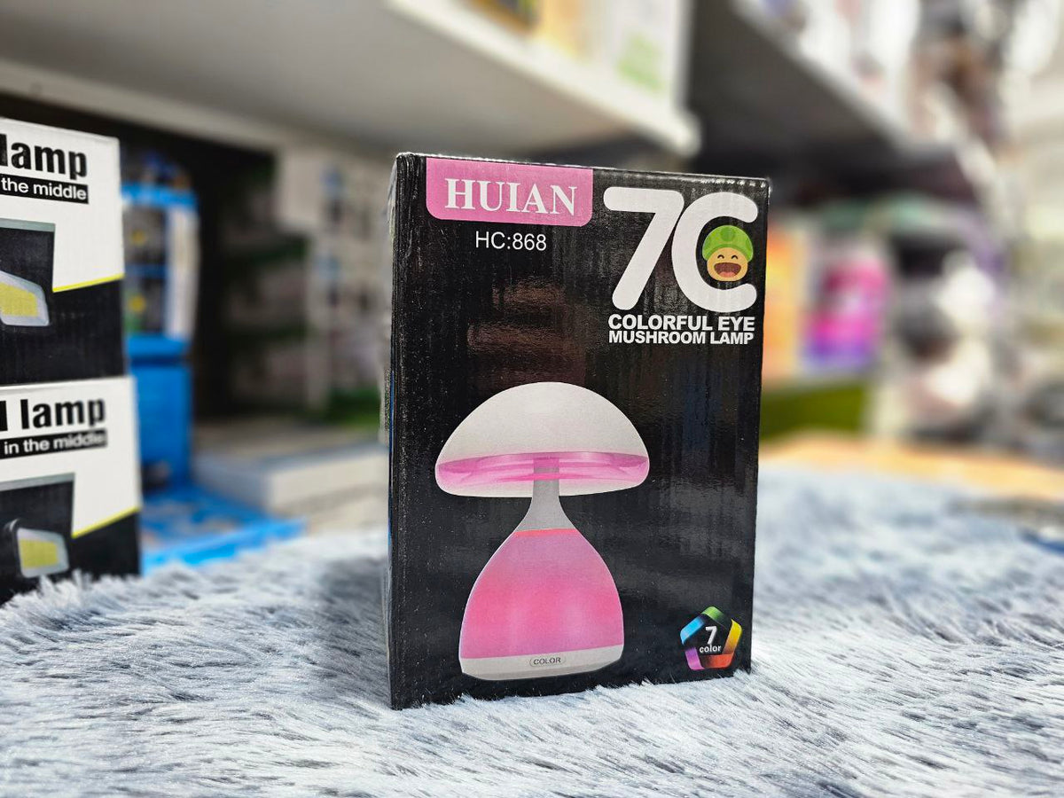 Lampe de chevet LED à capteur tactile Champignon à intensité variable RGB