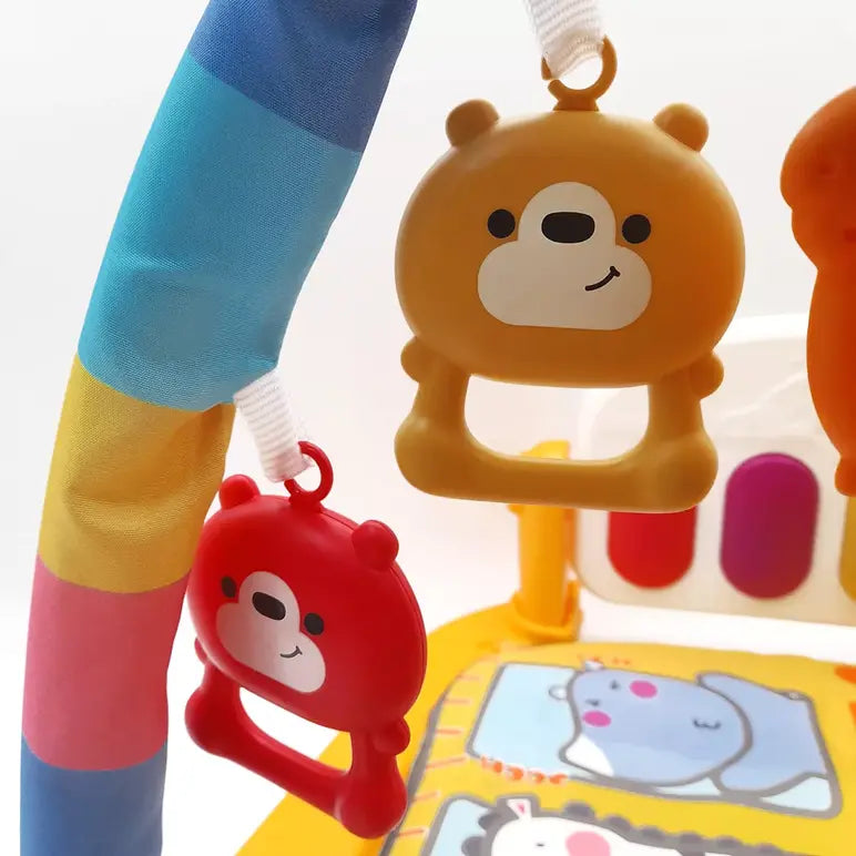 Tapis d'éveil piano Baby Explorer avec hochets suspendus - بساط بيانو للرضع