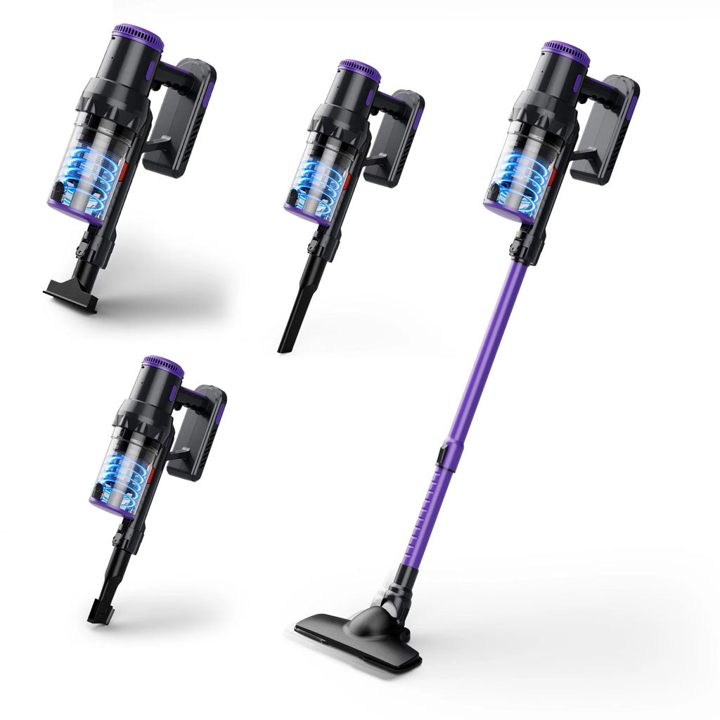 Multismart Aspirateur Balai Filaire Sans Sac 500W 5 en 1 avec Aspirateur à Main - 18KPa - مكنسة كهربائية يدوية