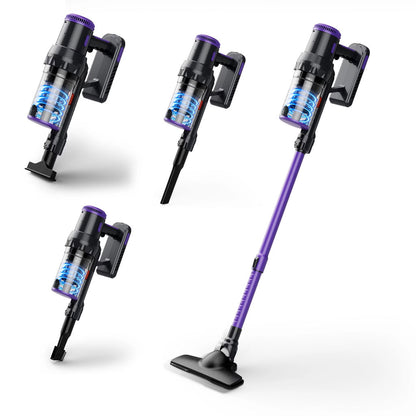 Multismart Aspirateur Balai Filaire Sans Sac 500W 5 en 1 avec Aspirateur à Main - 18KPa - مكنسة كهربائية يدوية