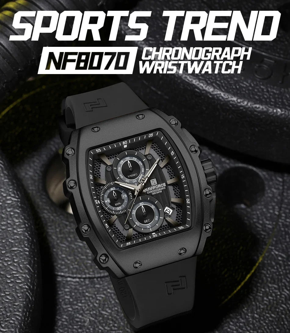 Montre Originale pour Hommes NaviForce NF8070 - ساعة نافي فورس أصلية للرجال