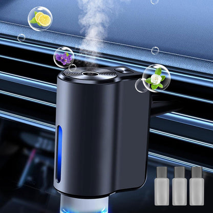 Diffuseur d'huile intelligent à clip sortie de climatisation avec 3 recharge - طقم معطر سيارة