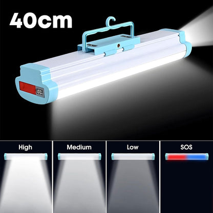 Lanterne de Camping 5-en-1 avec Power Bank GM 6000mAh - مصباح التخييم المغناطيسي متعدد المهام تنزوت