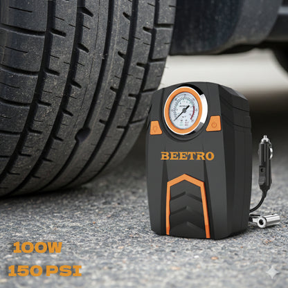 Compresseur de Voiture BEETRO BE0172 150 PSI - مضخة وضاغط الهواء للسيارات بقوة 100 واط