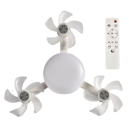 Ventilateur de Plafond LED Style Drone avec Télécommande - مصباح ومروحة السقف الذكية بتصميم درون