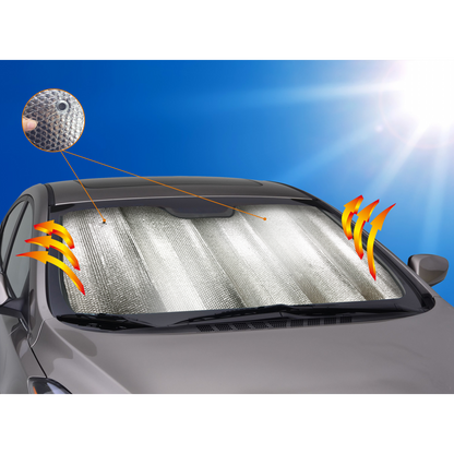 Pare-soleil Réflecteur pour Pare-brise de Voiture - مظلة الزجاج الأمامي العاكسة والواقية من الحرارة