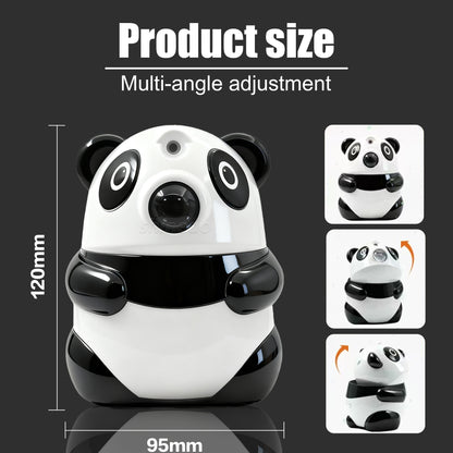 Projecteur de Galaxie et Veilleuse Panda Intelligente Bluetooth avec 15 Effets Lumineux - جهاز بروجكتر المجرات بشكل باندا مع مكبر صوت