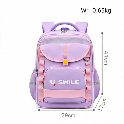 Sac-Dos-Scolaire-pour-Enfnats-U-Smile-Mauve-SACKDS09MV-حقيبة-مدرسية-للأطفال.png