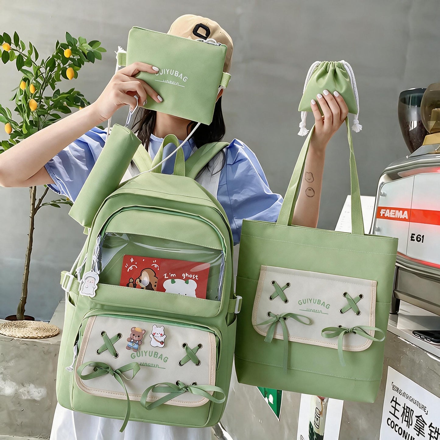 Sac-Dos-Multifonctionnel-Kawaii-Grand-Volume-Imperm-able-et-R-sistant-5Pcs-Vert-SACKDS11VR-حقيبة-ظهر-بعدة-قطع-بتصميم-كاوايي.png