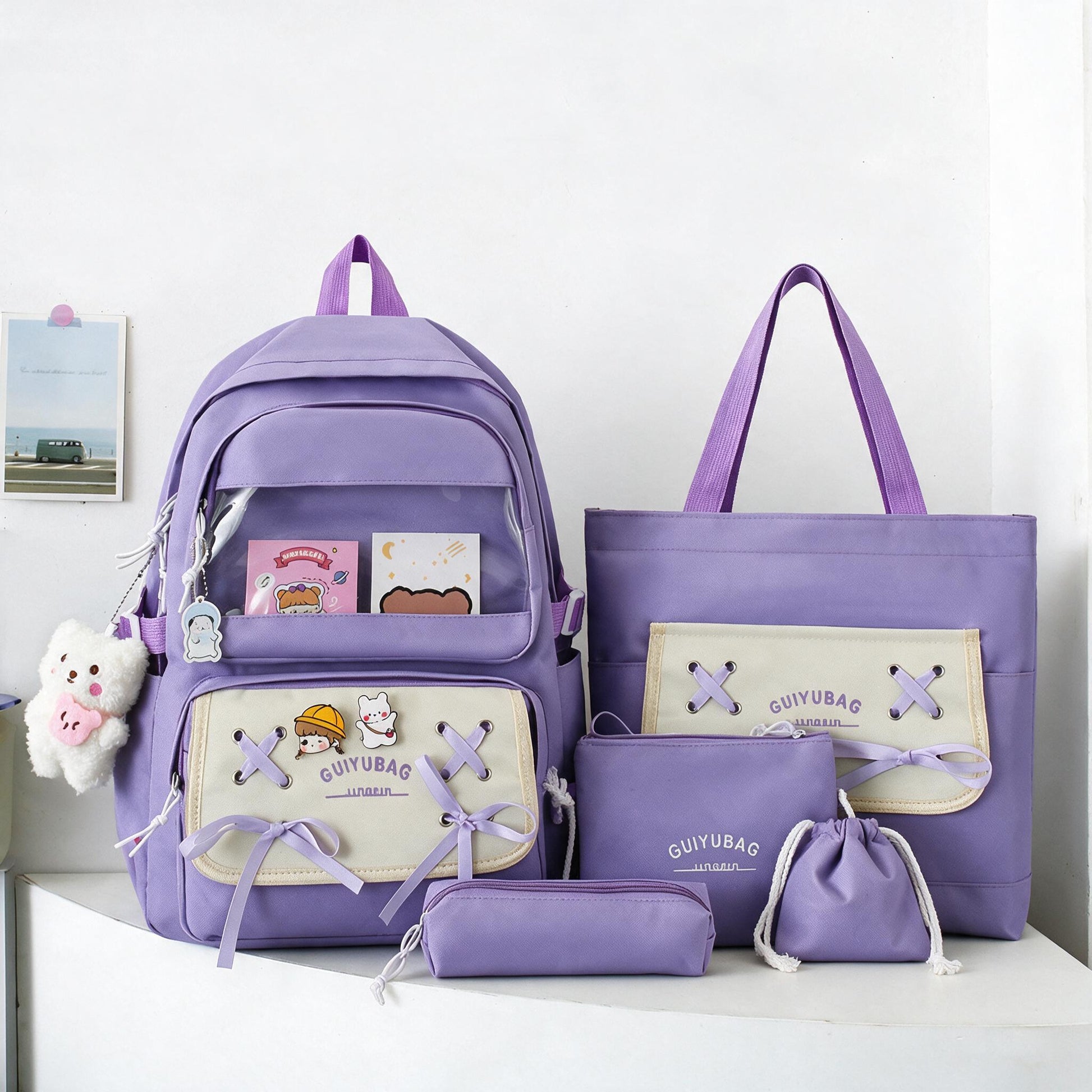Sac-Dos-Multifonctionnel-Kawaii-Grand-Volume-Imperm-able-et-R-sistant-5Pcs-Vert-SACKDS10VR-حقيبة-ظهر-بعدة-قطع-بتصميم-كاوايي.png