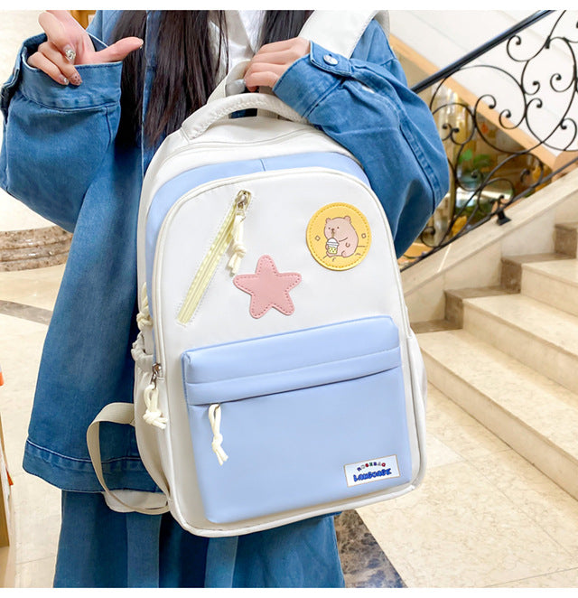 Sac-Dos-Multifonctionnel-Kawaii-Grand-Volume-Imperm-able-et-R-sistant-4Pcs-Bleu-et-Beige-SACKDS02B-حقيبة-ظهر-بعدة-قطع-بتصميم-كاوايي.png