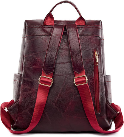 Sac-dos-r-tro-en-cuir-synth-tique-pour-femme-Grenat-حقيبة-ظهر-نسائية-من-الجلد.png