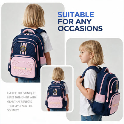 Sac à Dos Scolaire Style Kawaii Grand Volume Tissu Imperméable  SACKDS18BRS