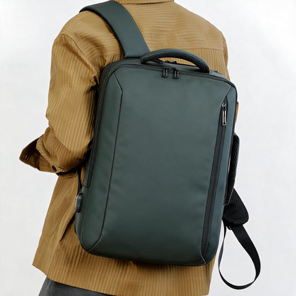 Sac-Dos-Business-Voyage-pour-Homme-Convertible-en-Sac-Main-Poche-Extensible-Vert-SACHM01V-حقيبة-ظهر-للرجال-متعددة-الاستخدامات-للكمبيوتر-المحمول.png