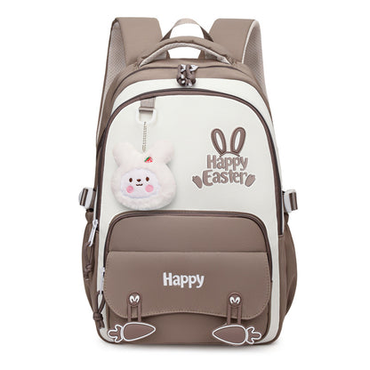 Sac-Dos-Scolaire-Motif-Lapin-Happy-Easter-Ergonomique-Tissu-Imperm-able-Marron-SACKDS31MR-حقيبة-ظهر-مدرسية-وعصرية-بتصميم-الأرنب-اللطيف.png