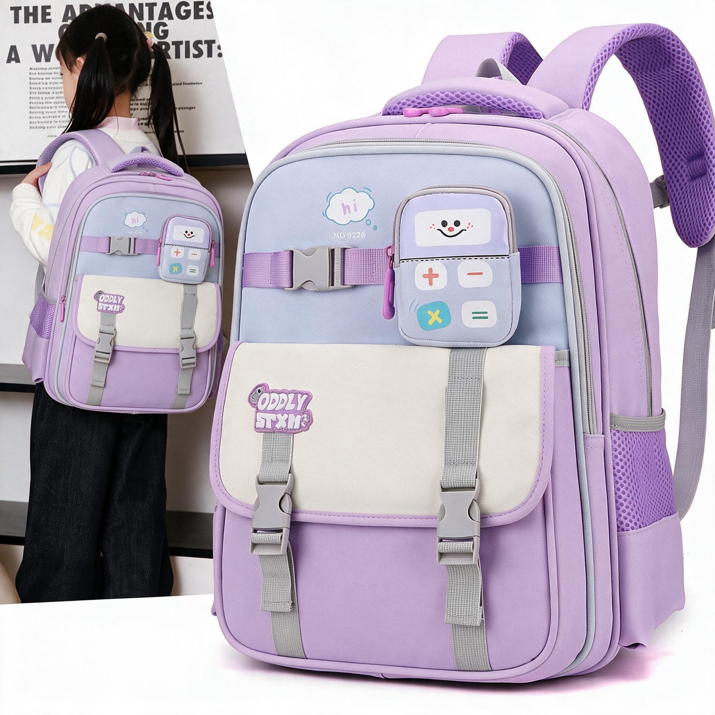 Sac-Dos-Scolaire-Enfant-avec-Trousse-Motif-Calculatrice-Tissu-Imperm-able-Mauve-SACKDS34MV-حقيبة-ظهر-مدرسية-للأطفال.png
