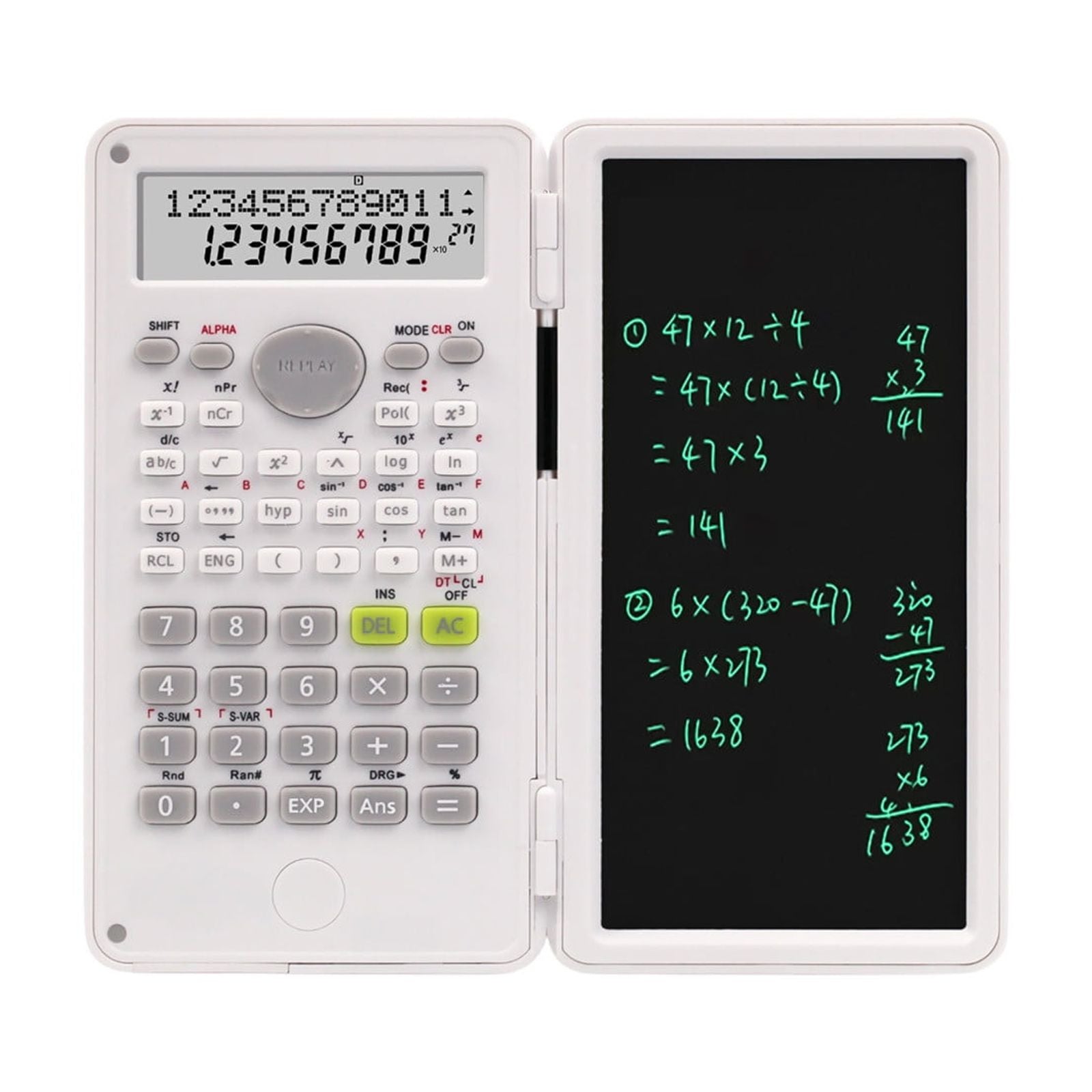 Calculatrice-Scientifique-2en1-240-Fonctions-avec-Tapis-d-criture-LCD-6P-et-Stylet-Int-gr-حاسبة-علمية-متطورة-2-في-1-مع-لوح-كتابة-وملاحظات.png