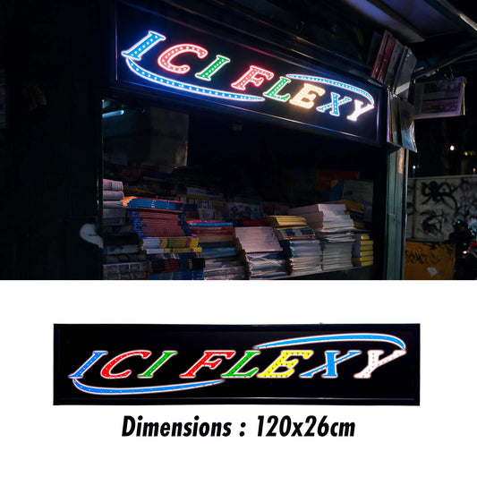 Plaque de Signalisation LED Multicolore Flexy Large V2- لوحة إشهارية ضوئية