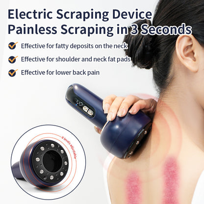 Appareil de Massage Ventouse Électrique et Scraping 3en1 Aspiration Réglable 9 Niveaux - 1 جهاز الحجامة والتدليك الكهربائي الذكي 3 في