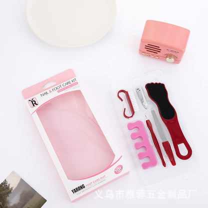Kit de Pédicure et Manucure Élimination des Callosités Soin des Ongles et Pieds Doux - مجموعة العناية بالأظافر والقدمين المتكاملة