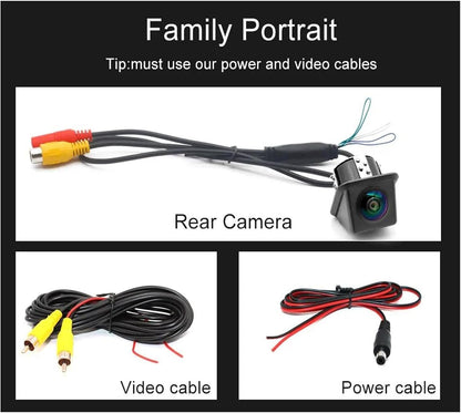 Caméra de Recul HD Auto Angle 170° Étanche Assistance au Stationnement - كاميرا الروئية الخلفية للسيارة عالية الدقة