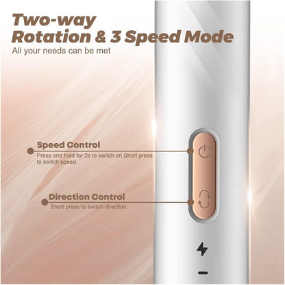 Ponceuse à Ongles Électrique Sans Fil 3 Vitesses Double Sens de Rotation USB Rechargeable - مبرد ومقلم الأظافر الكهربائي اللاسلكي 3 سرعات