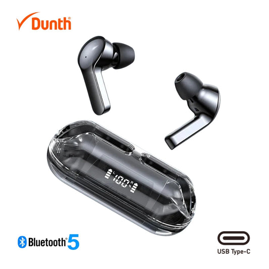 Écouteurs sans fil Bluetooth 5 couleur noir DUNTH DU-T152