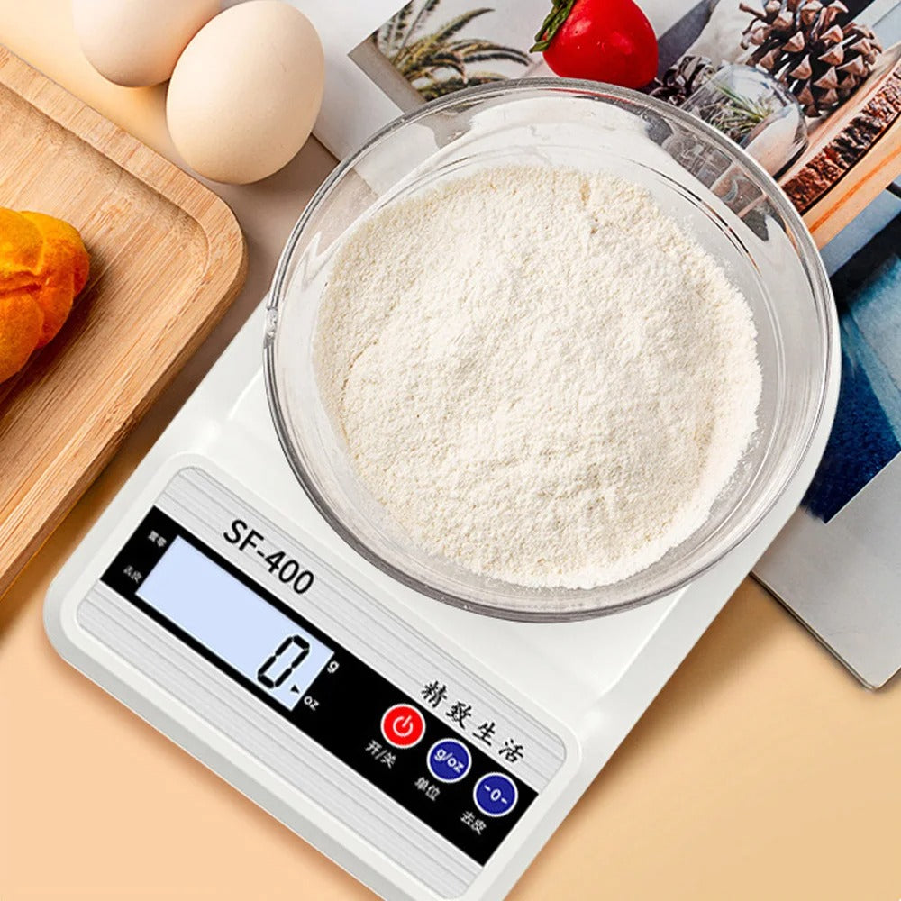 Balance de cuisine numérique 10kg, Balance de cuisine électronique de précision 1g تنزوت