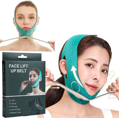 Ceinture de LIFTING du Visage et Mentonnière V-Line Anti-Rides - حزام شد الوجه والذقن وتحديد الفك